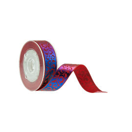 Fita colorida arco-íris personalizada, fita do Grosgrain do poliéster de 13mm