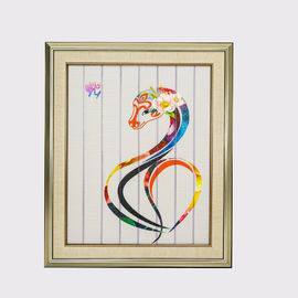 Zodíaco chinês que pinta doze tapeçarias decorativas quadro pintura da arte da fita da decoração da casa da serpente dos animais