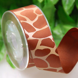 Fita da corda do cetim dos dias de S da mãe ‘para a impressão do leopardo da decoração do balão