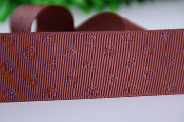 Fita impressa logotipo aumentada 25 milímetros do cetim para os presentes de aniversário que empacotam a decoração