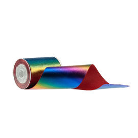 A fita impressa do Grosgrain da folha ouro brilhante para o cabelo das crianças curva a senão de Diy livre