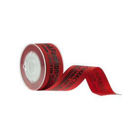 Dano impresso letra levantado da cor vermelha da largura da fita 22mm do Grosgrain livre