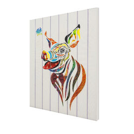 Pintura chinesa do zodíaco do porco de doze animais, fita decorativa de suspensão da arte do fio