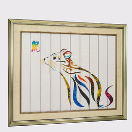 Zodíaco chinês arte decorativa quadro da parede de tapeçaria do hotel da pintura da fita da decoração da casa do rato dos animais da arte doze