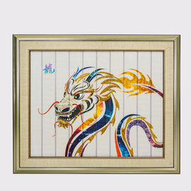 Arte finala chinesa do zodíaco do dragão, pinturas decorativas quadro para a sala de visitas