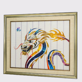 Arte finala chinesa do zodíaco do dragão, pinturas decorativas quadro para a sala de visitas