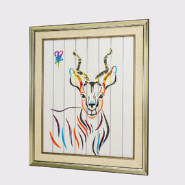 Zodíaco chinês que pinta doze tapeçarias decorativas quadro pintura da arte da fita da decoração da casa da cabra dos animais