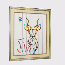 Zodíaco chinês que pinta doze tapeçarias decorativas quadro pintura da arte da fita da decoração da casa da cabra dos animais