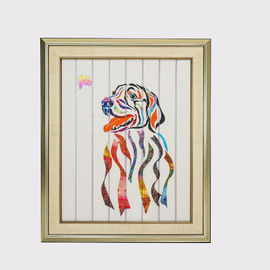 Zodíaco chinês fita quadro da decoração da casa do cão dos animais da arte doze que pinta tapeçarias decorativas prontas para pendurar