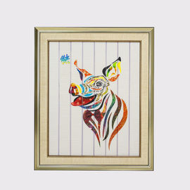 Zodíaco chinês fita quadro da decoração da casa do porco dos animais da arte doze que pinta tapeçarias decorativas prontas para pendurar