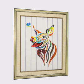 Zodíaco chinês fita quadro da decoração da casa do porco dos animais da arte doze que pinta tapeçarias decorativas prontas para pendurar