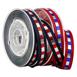 Fita vermelha estreita do Webbing da cópia do poliéster 10MM