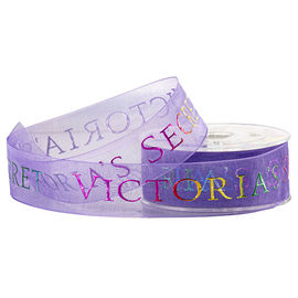 Fita completa de Organza do arco-íris roxo de Victoria's Secret
