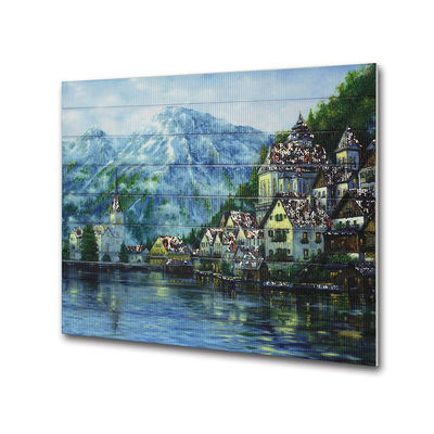 Pinturas de paisagem laváveis da fita da montanha da cena da neve