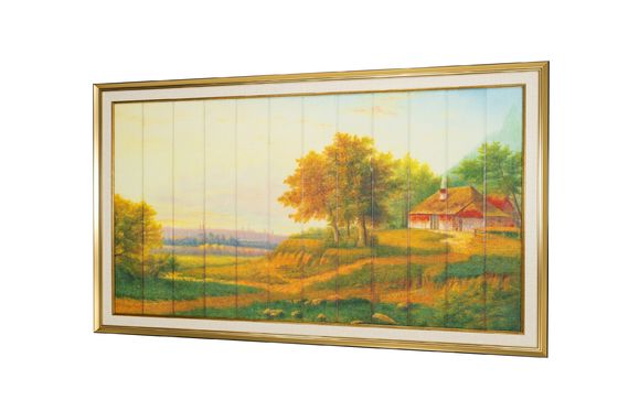 Pinturas de paisagem da fita do estilo chinês para a casa